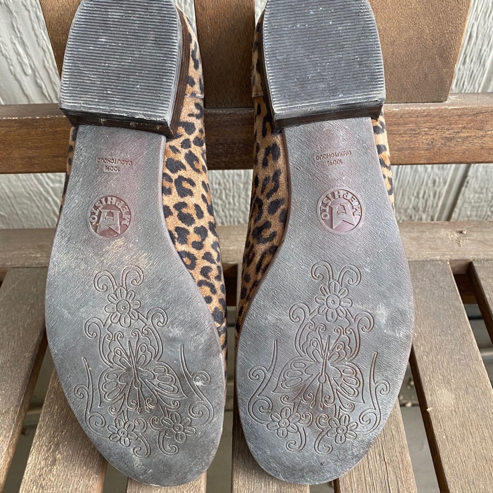 Mephisto Leopard Print Flats 9 Euc - image 7